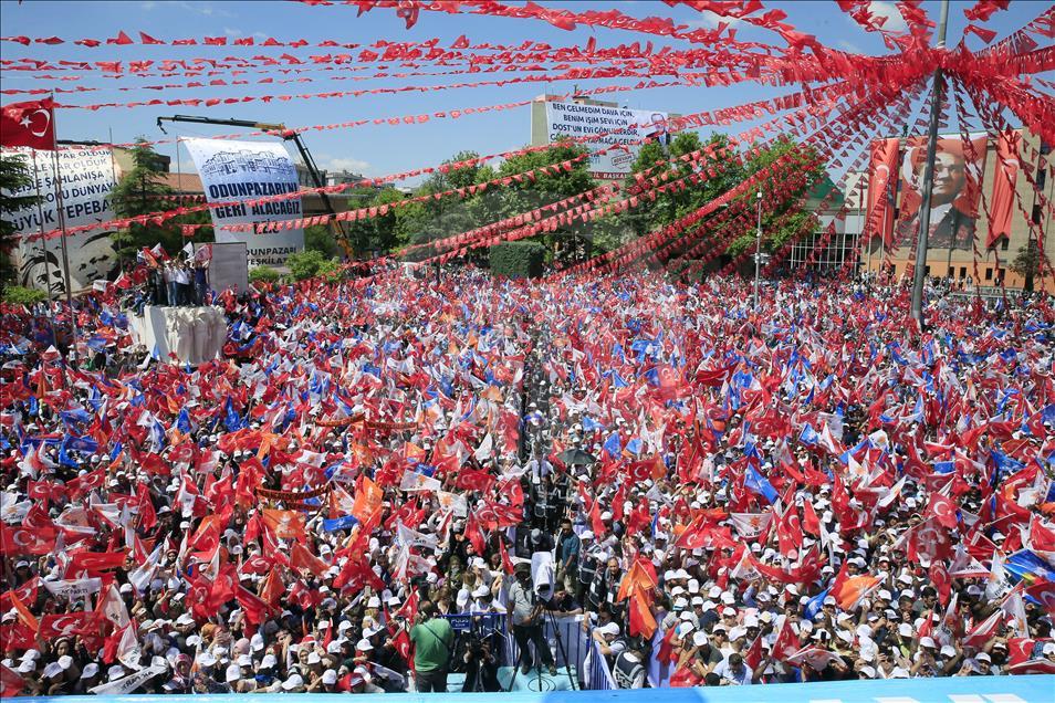 AK Parti'nin Eskişehir mitingi