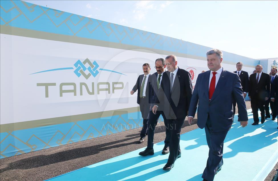 Trans Anadolu Doğalgaz Boru Hattı'nın açılış töreni