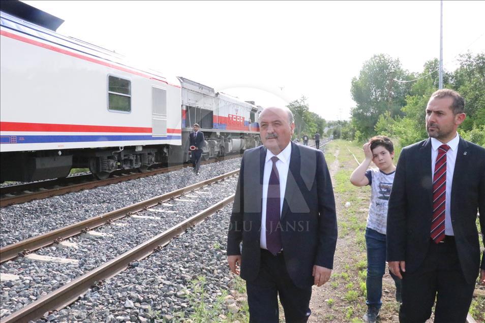 Doğu Ekspresi ile hatıralarına yolculuk yaptı