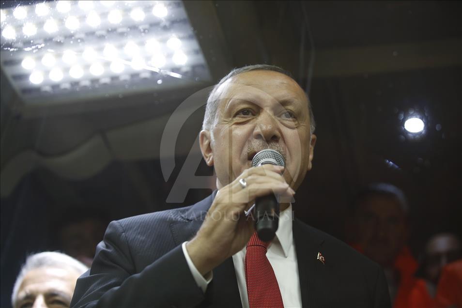 Cumhurbaşkanı Erdoğan, Ovit Tüneli'nin açılışını yaptı