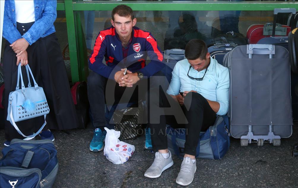 Bayram arefesinde AŞTİ'de uzun kuyruklar oluştu