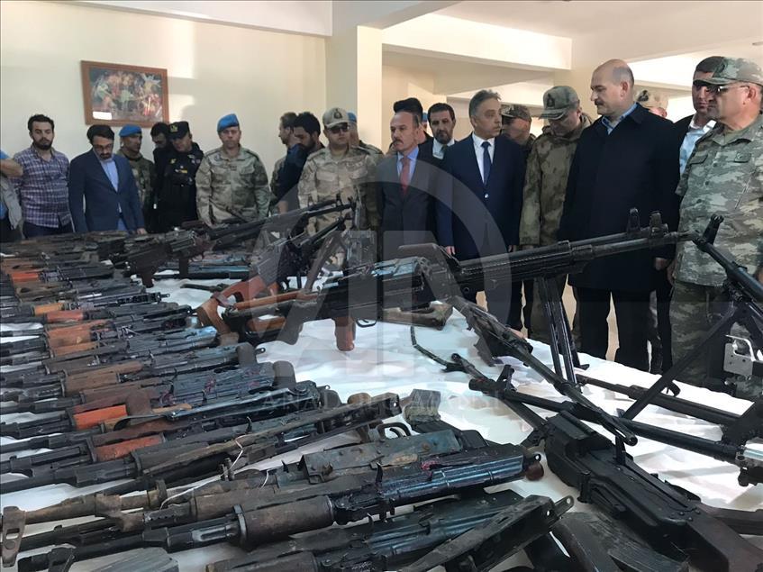 PKK'nın İkiyaka Dağları'ndaki cephaneliği ele geçirildi