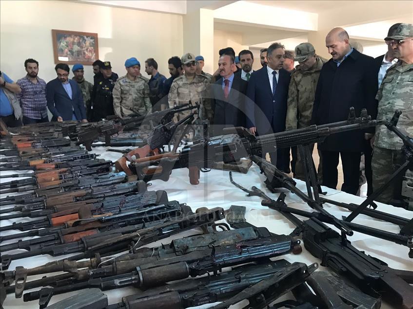 PKK'nın İkiyaka Dağları'ndaki cephaneliği ele geçirildi