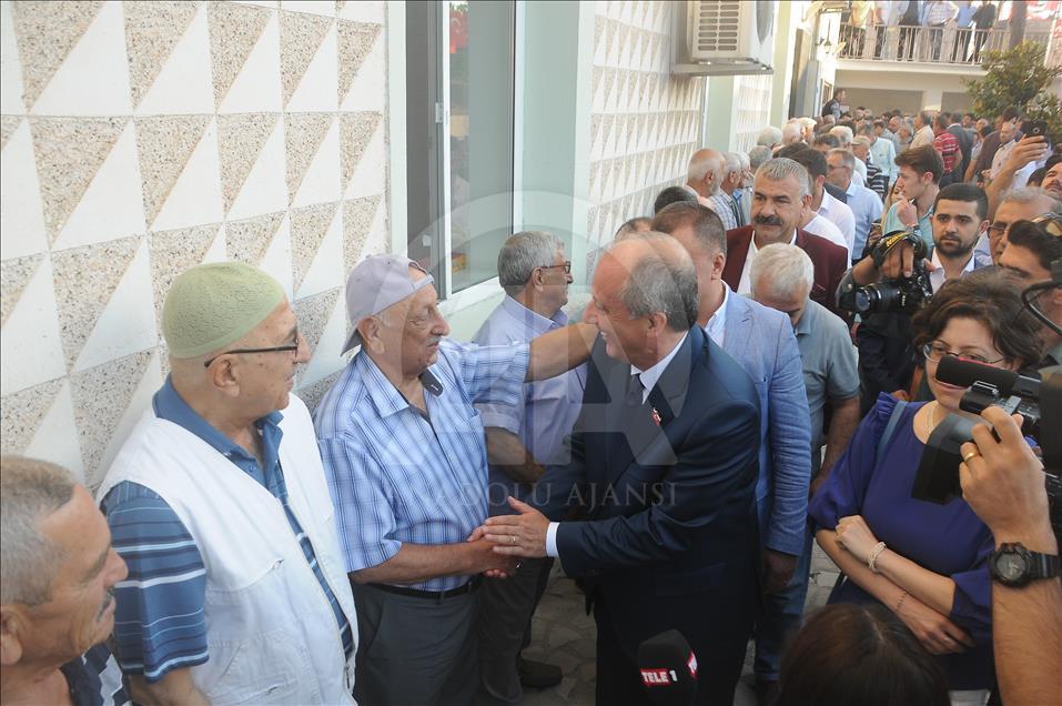 CHP'nin cumhurbaşkanı adayı Muharrem İnce, Yalova'da
