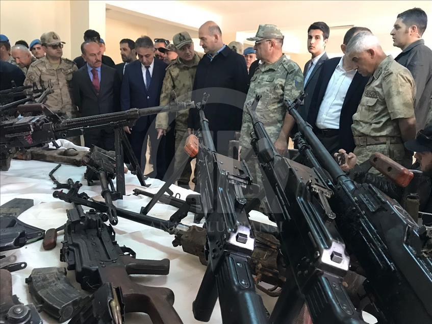 PKK'nın İkiyaka Dağları'ndaki cephaneliği ele geçirildi