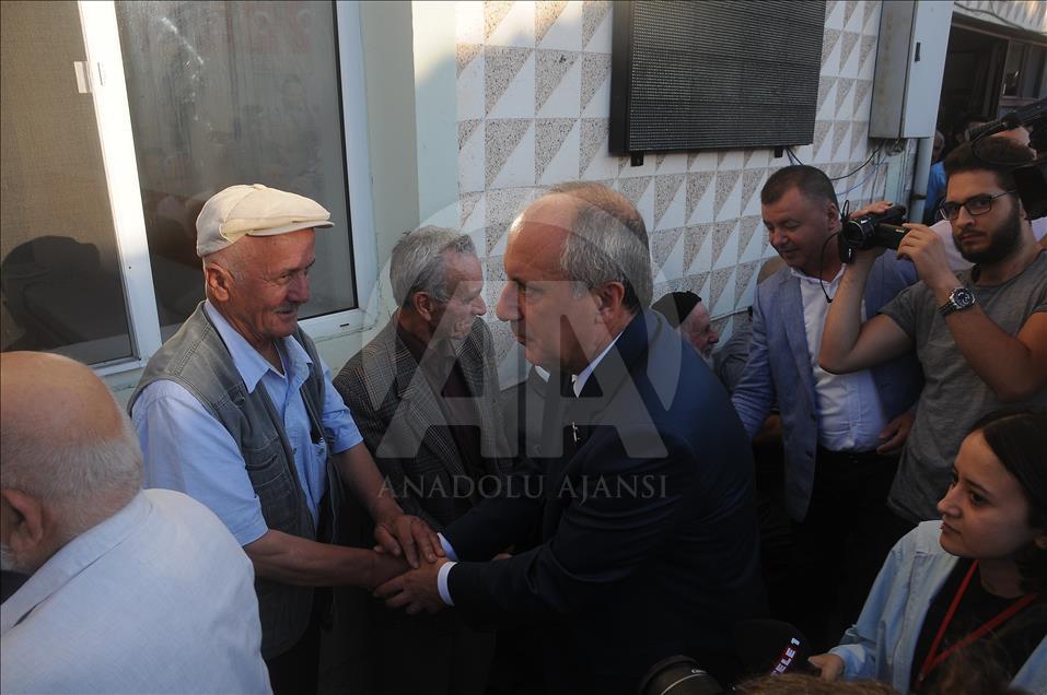 CHP'nin cumhurbaşkanı adayı Muharrem İnce, Yalova'da