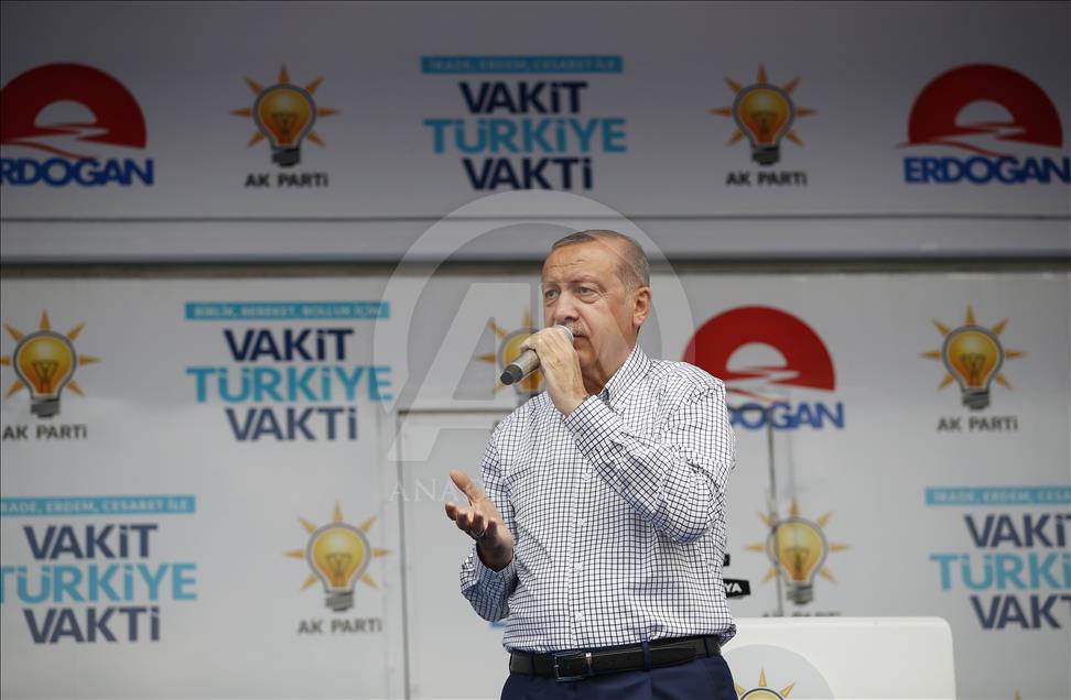 Cumhurbaşkanı ve AK Parti Genel Başkanı Erdoğan Antalya'da
