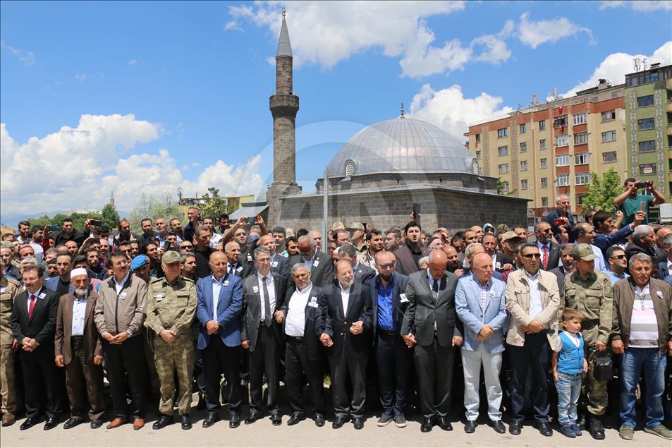 Şehit jandarma Çelebi son yolculuğuna uğurlandı