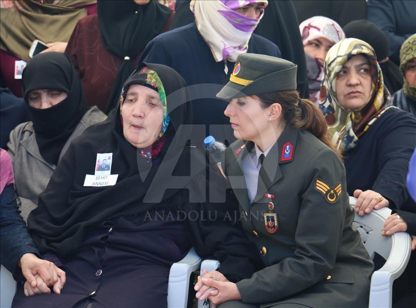 Şehit jandarma Çelebi son yolculuğuna uğurlandı
