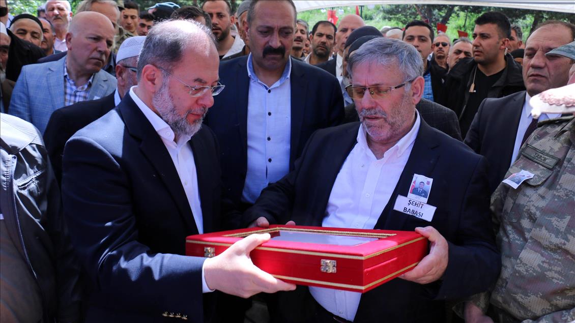 Şehit jandarma Çelebi son yolculuğuna uğurlandı