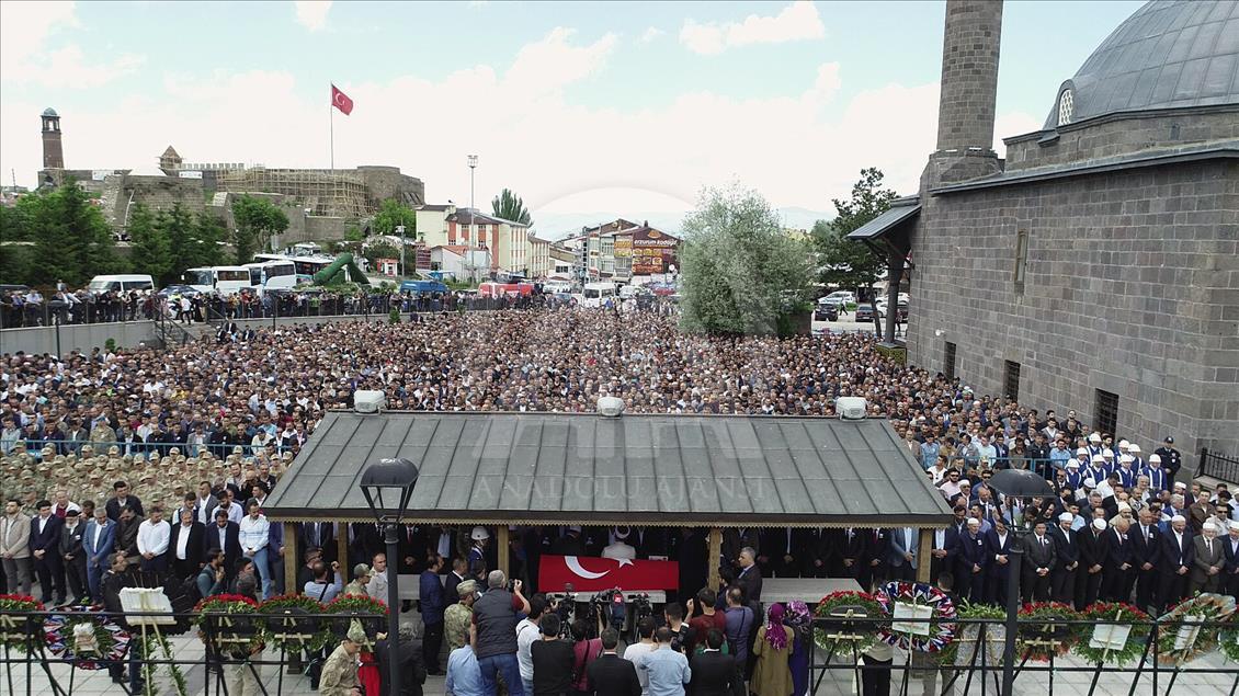 Şehit jandarma Çelebi, son yolculuğuna uğurlandı