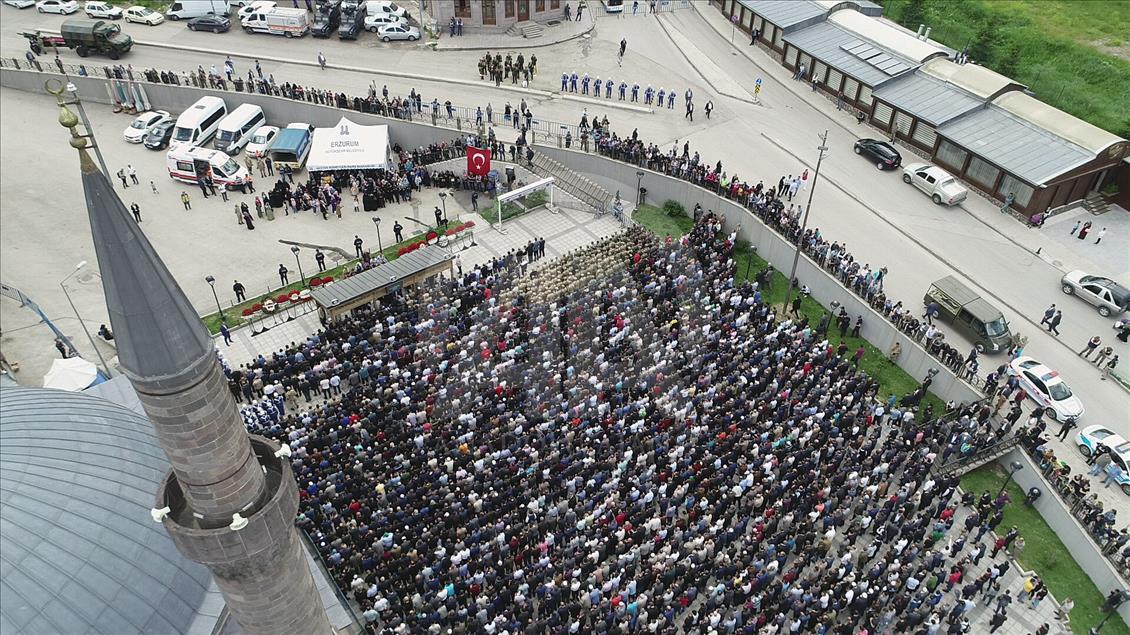 Şehit jandarma Çelebi, son yolculuğuna uğurlandı