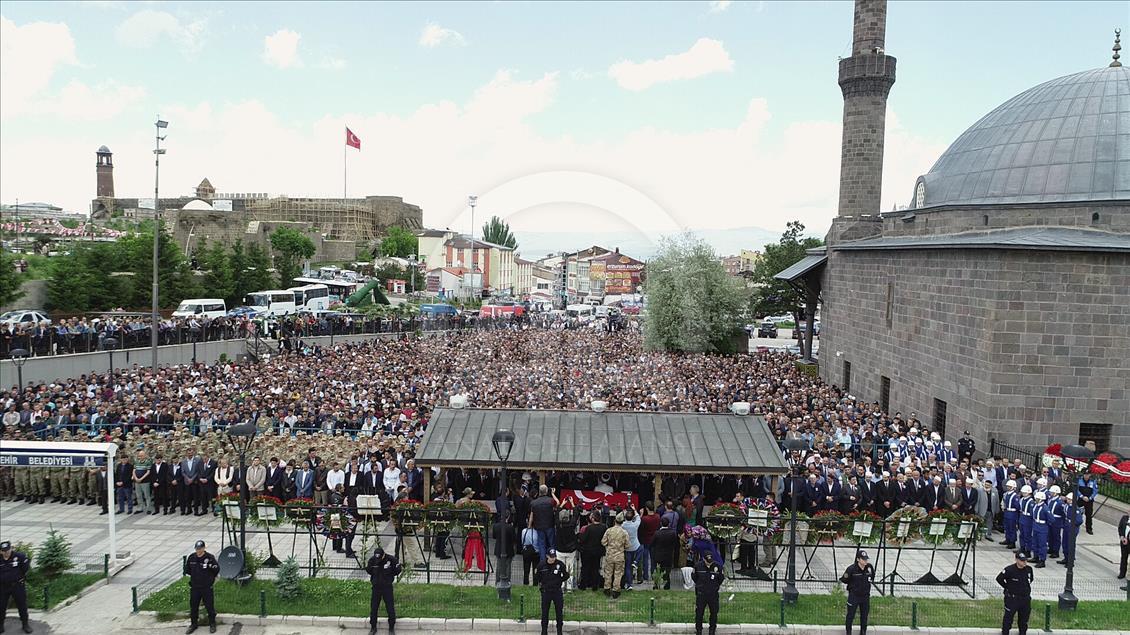 Şehit jandarma Çelebi, son yolculuğuna uğurlandı