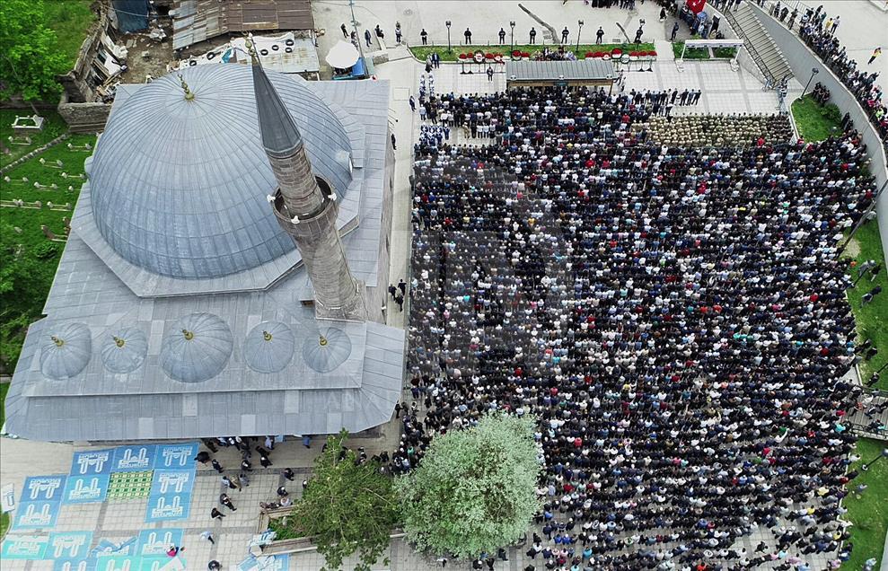 Şehit jandarma Çelebi, son yolculuğuna uğurlandı