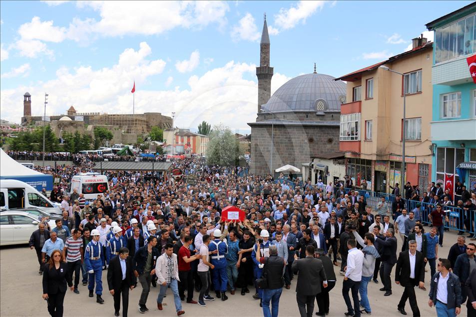 Şehit jandarma Çelebi son yolculuğuna uğurlandı
