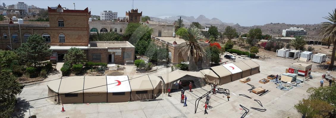 Türkiye'den Yemen'e sahra hastanesi