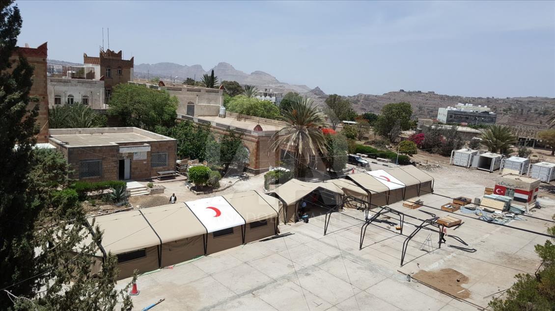 Türkiye'den Yemen'e sahra hastanesi
