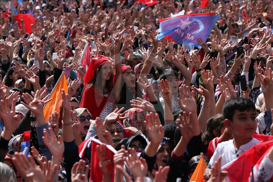 AK Parti'nin Van mitingi