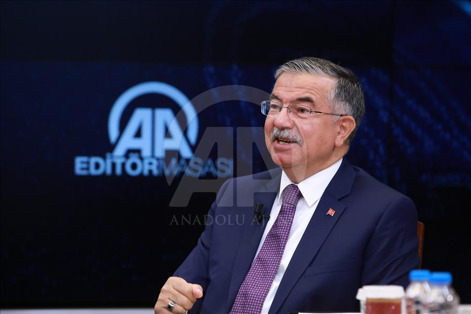 Milli Eğitim Bakanı İsmet Yılmaz, AA Editör Masası’nda