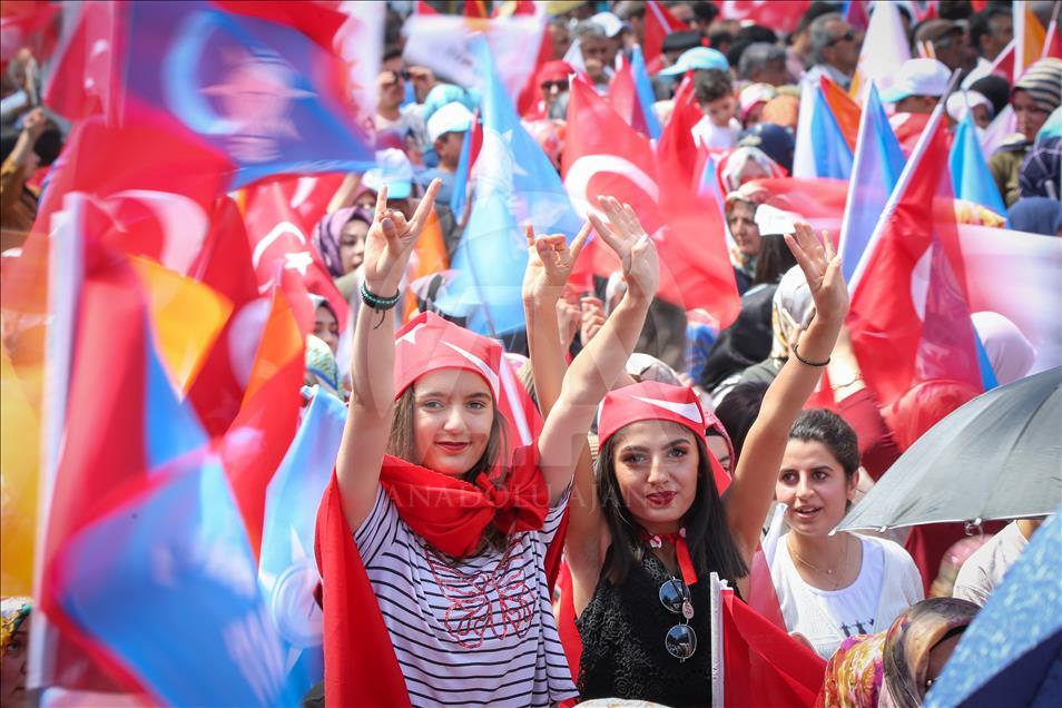 AK Parti'nin Van mitingi