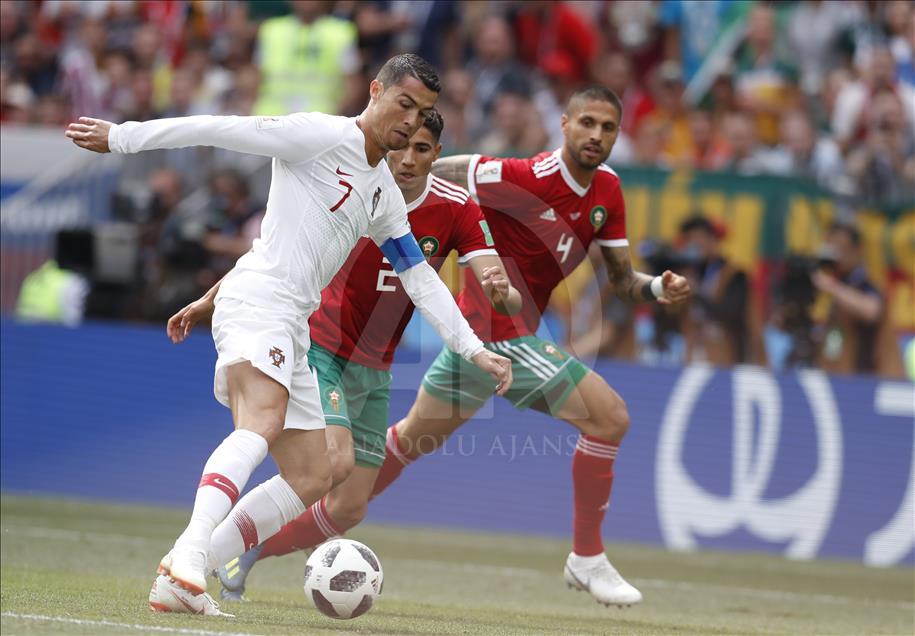 Portugal contra Marruecos: Grupo B de la Copa Mundial de la FIFA 2018