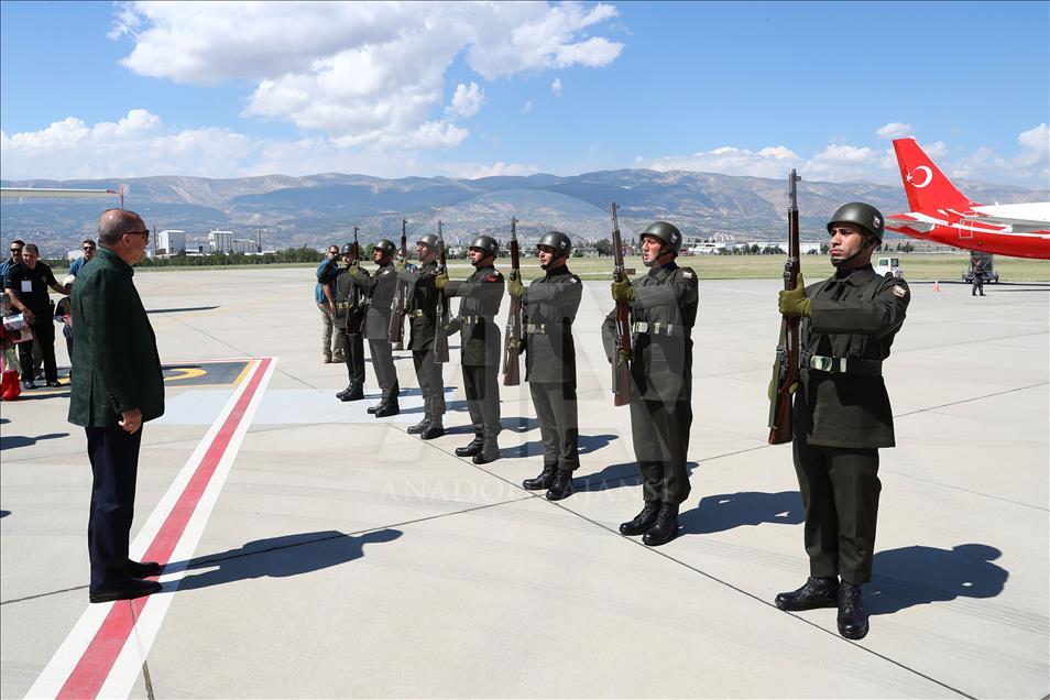 Cumhurbaşkanı Erdoğan Kahramanmaraş'ta