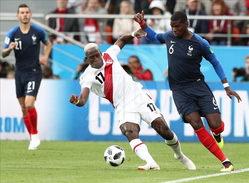 صعود فرانسه به مرحله بعد جام جهانی