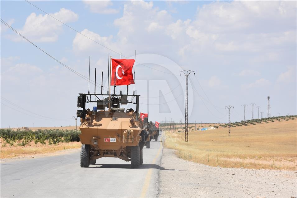 ВС Турции провели третий этап патрулирования в Мюнбиче
