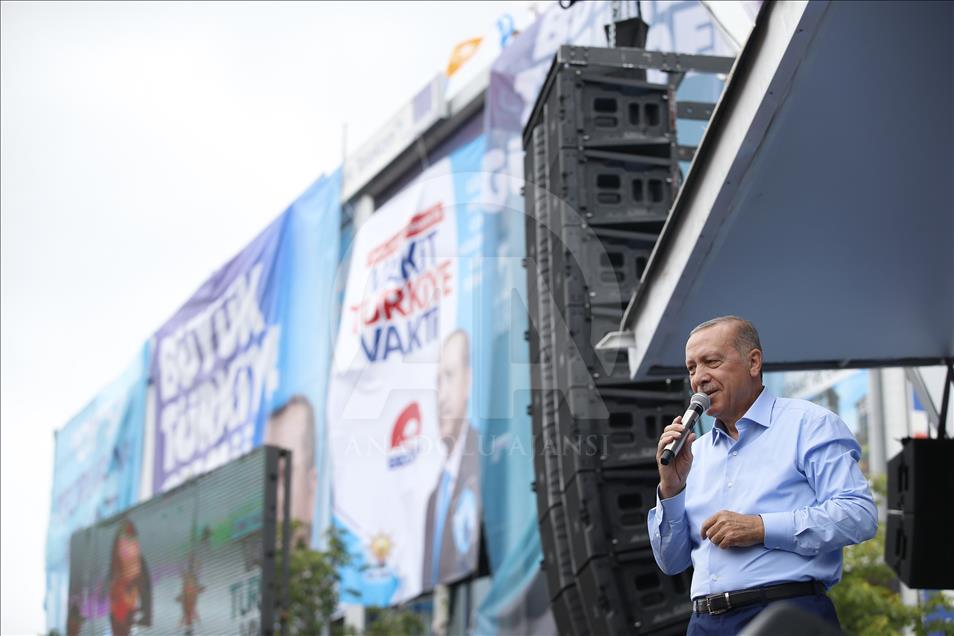 Cumhurbaşkanı Erdoğan, Esenyurt'ta halka seslendi