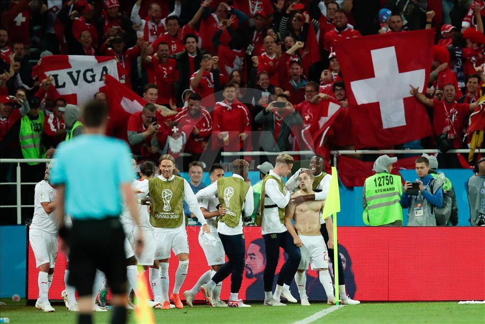 Швейцария вырвала победу у Сербии на ЧМ-18