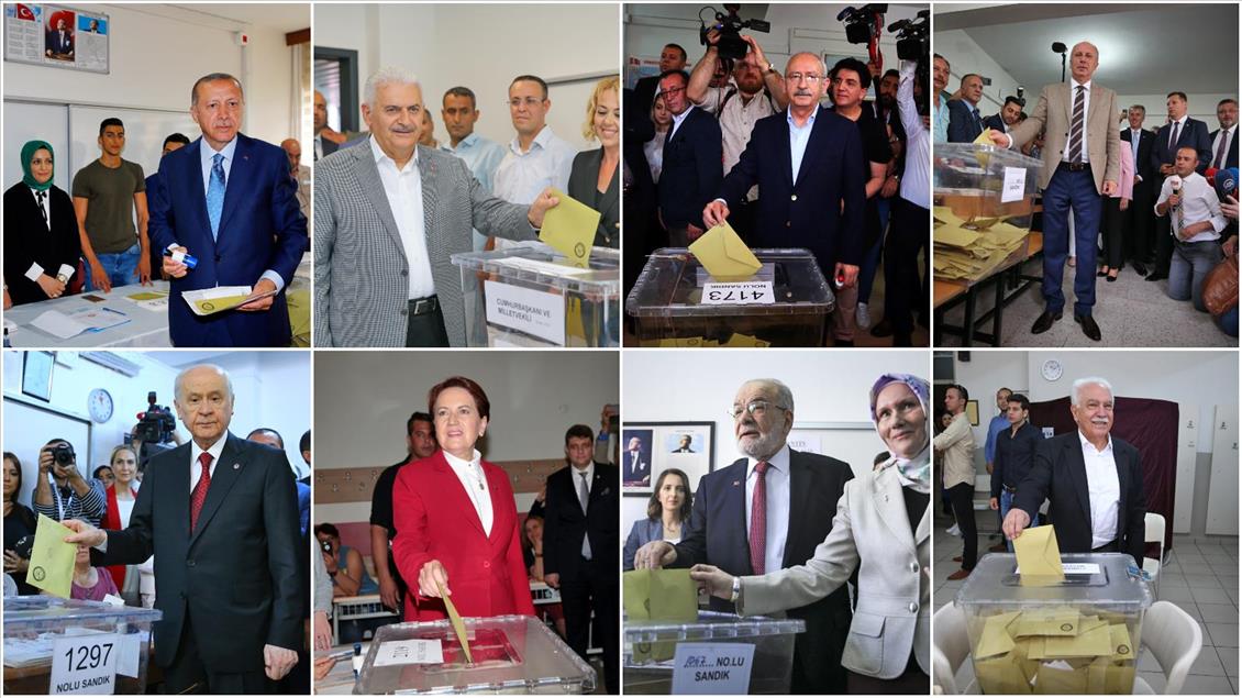 Liderler oylarını kullandı