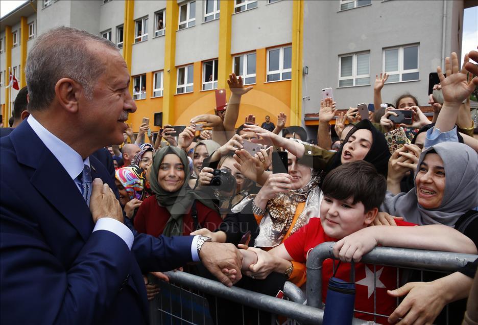 Cumhurbaşkanı Erdoğan oyunu İstanbul'da kullandı