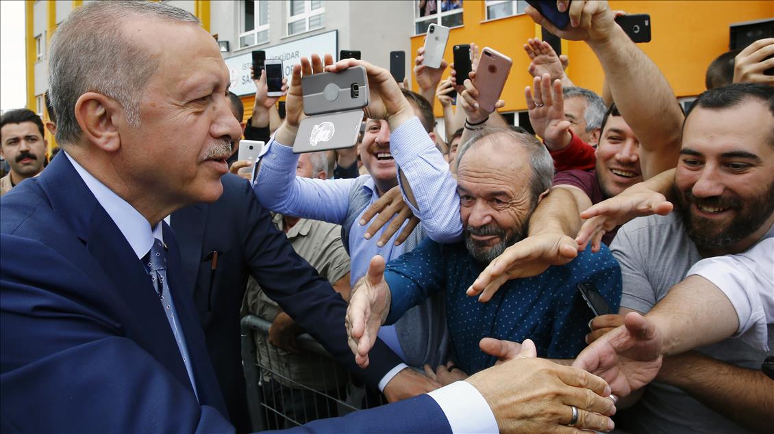 Cumhurbaşkanı Erdoğan oyunu İstanbul'da kullandı