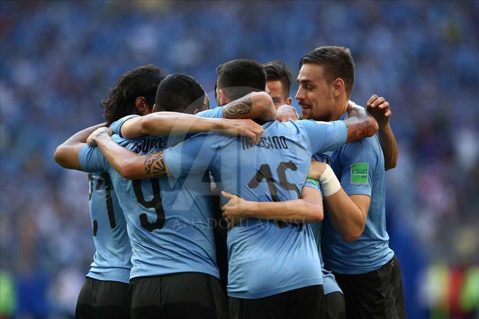 Las mejores imágenes del partido entre Uruguay contra Rusia