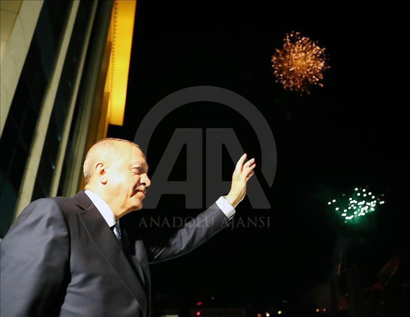 أردوغان لشعبه في خطاب النصر: سنبلغ معًا أهداف العام 2023 

