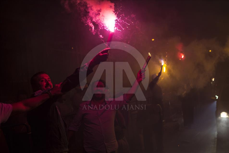 احتفالات جماهيرية في إسطنبول بفوز أردوغان بالانتخابات

