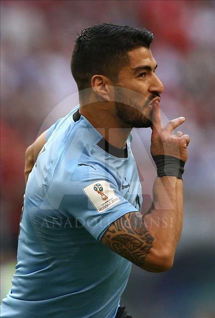 Las mejores imágenes del partido entre Uruguay contra Rusia
