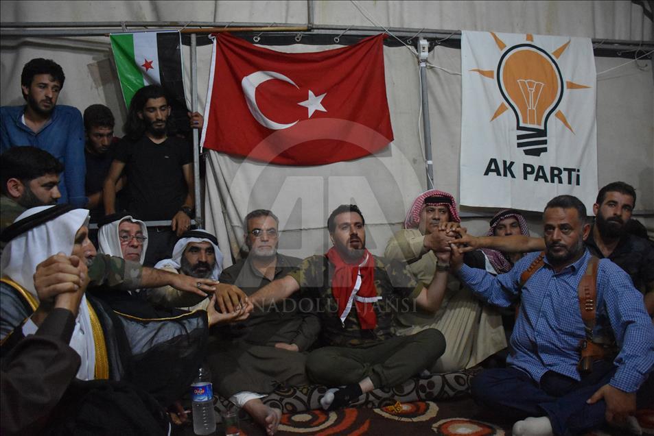 احتفالات شمالي سوريا بفوز أردوغان في الانتخابات
