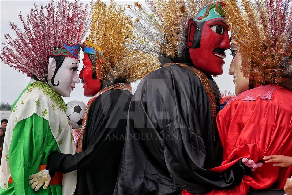 Festival ondel-ondel boneka tradisional Jakarta