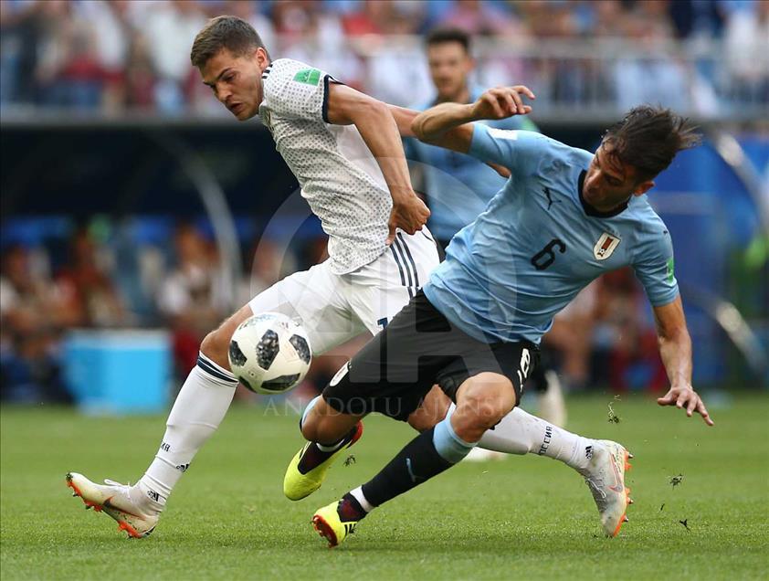 Las mejores imágenes del partido entre Uruguay contra Rusia