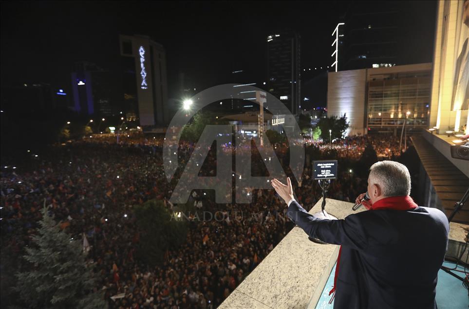 يلدريم: الأتراك جميعًا هم المنتصرون في الانتخابات