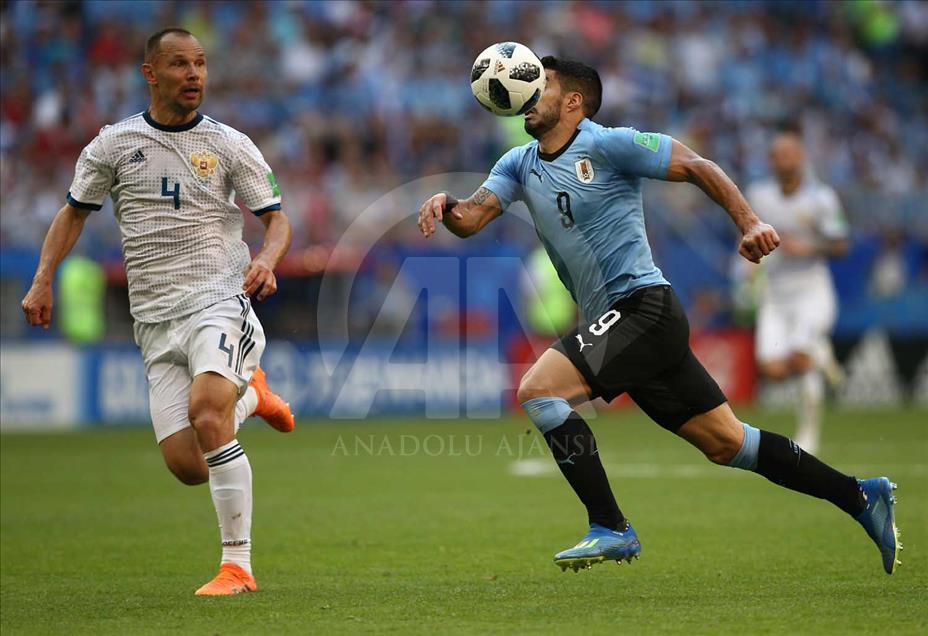Las mejores imágenes del partido entre Uruguay contra Rusia
