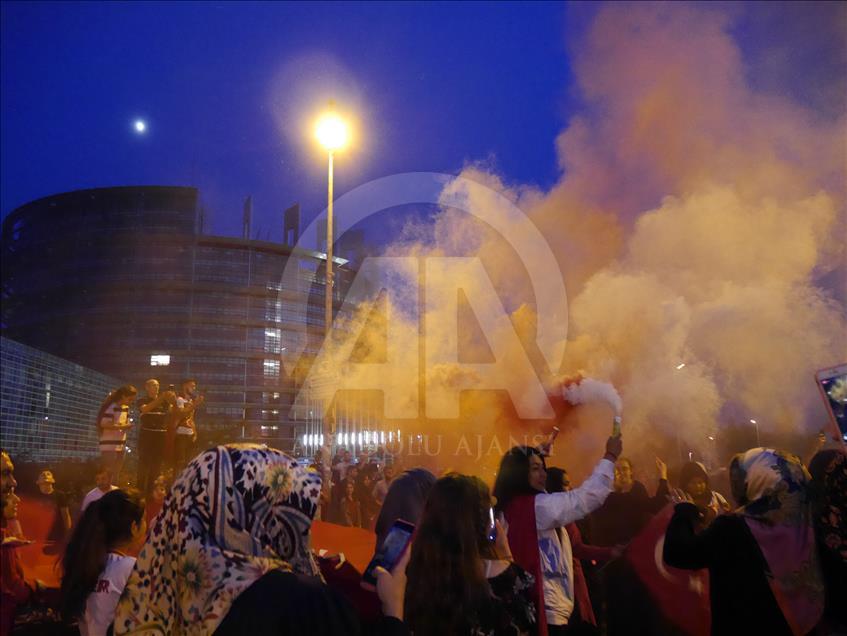 الأتراك في عواصم أوروبية يحتفلون بفوز أردوغان في الانتخابات 5