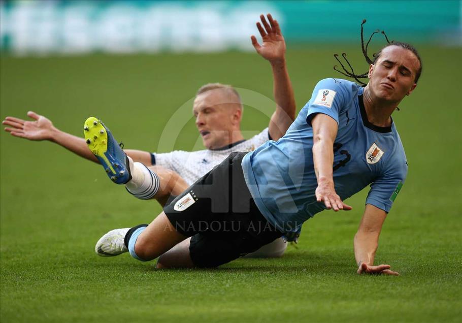 Las mejores imágenes del partido entre Uruguay contra Rusia