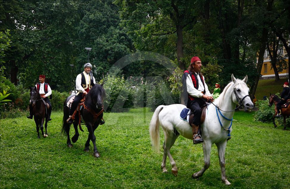 Ayvaz Dede Şenlikleri'ne katılacak atlılar Saraybosna'dan yola çıktı