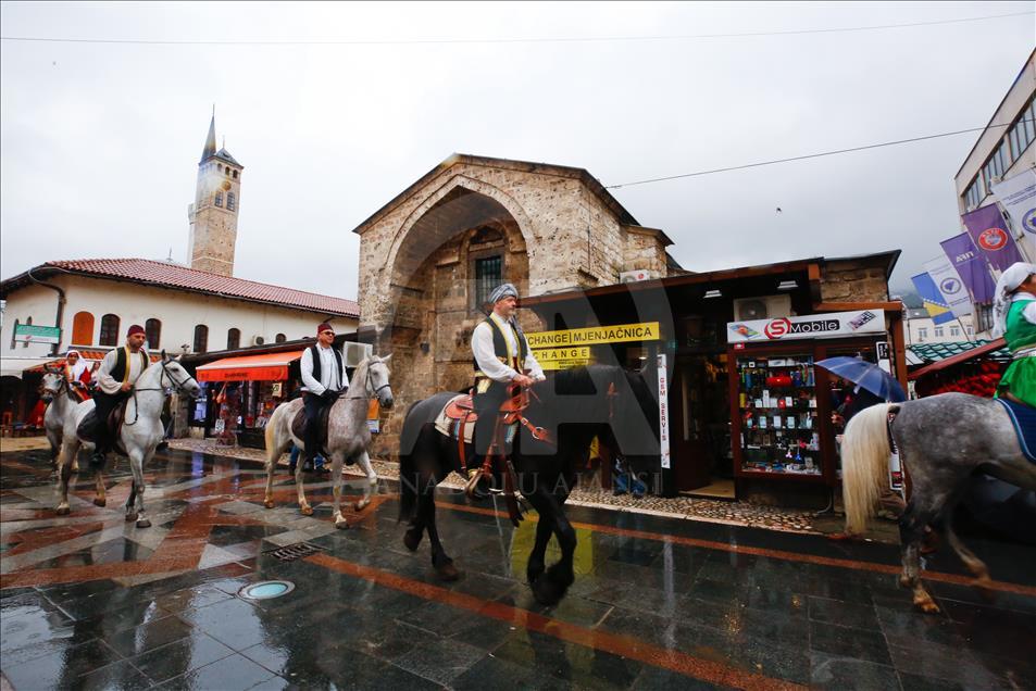 Ayvaz Dede Şenlikleri'ne katılacak atlılar Saraybosna'dan yola çıktı