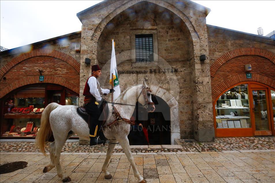 Ayvaz Dede Şenlikleri'ne katılacak atlılar Saraybosna'dan yola çıktı