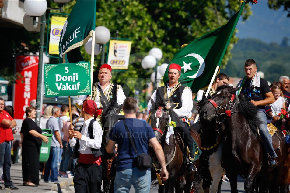 Bosnalı yüzlerce atlı Prusac'a uğurlandı
