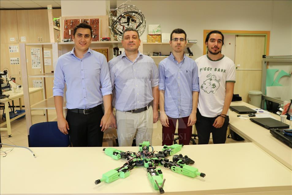 Askeri operasyonlar için örümcek robot geliştirdiler
