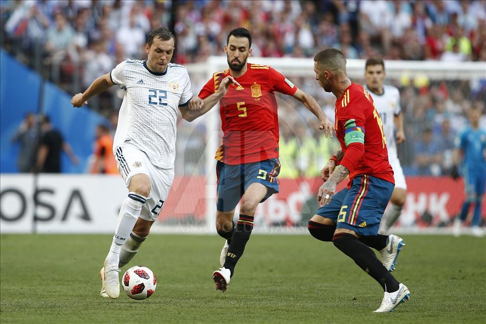 Pertandingan Babak 16 besar Rusia vs Spanyol Piala Dunia 2018 Rusia